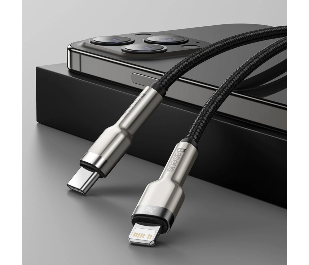 Baseus Kabel Cafule Series Metal Data USB-C / Lightning 20W PD 1 m - 1502040 - zdjęcie 3